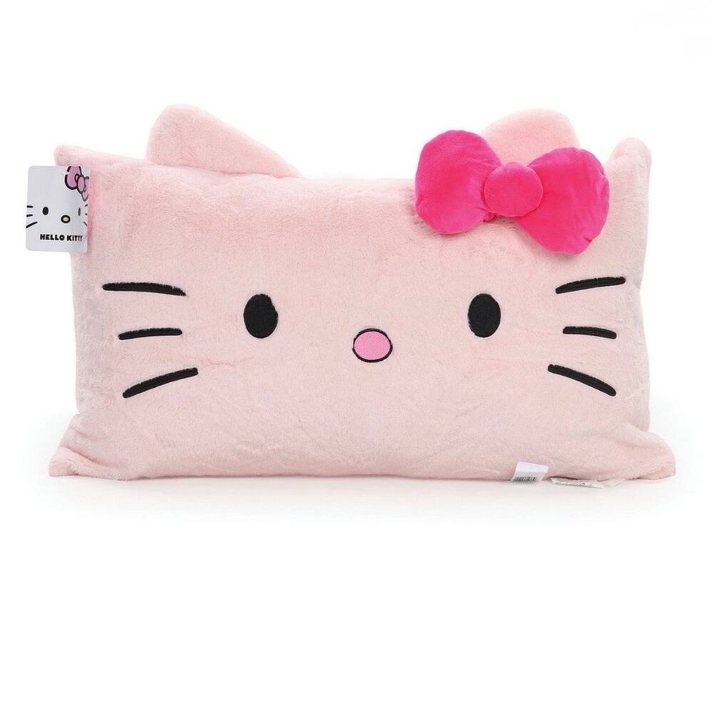 Hello Kitty 3D Oversized Furry Body Pillow 30”x 18”